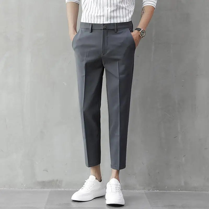 Straight Business Fitted Pants