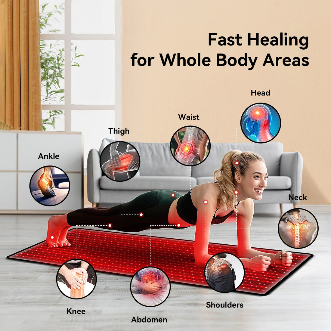 Aura Red Infrared Light Therapy Mat for Whole Body